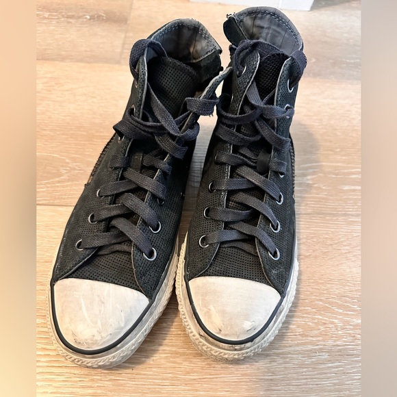 Converse X John Varvatos high tops. Intentional distressing size 6M 8W. - Picture 2 of 13
